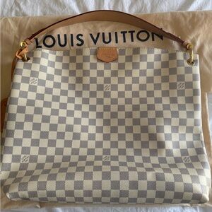Louis Vuitton Graceful MM Bag Damier Azur